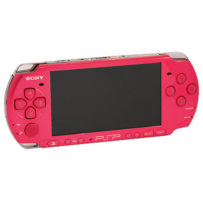 Sony PSP Slim Base Pack, рубиново-красная (PSP-3008/Rus) Игровая приставка Sony Computer Entertainment (SCE); Китай 2008 г ; Модель: PSP-3008 RR инфо 4719j.
